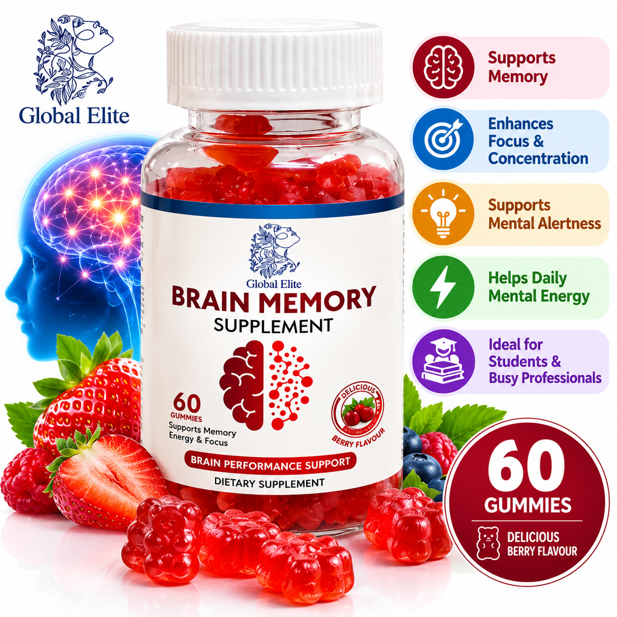 Brain Memory Gummies