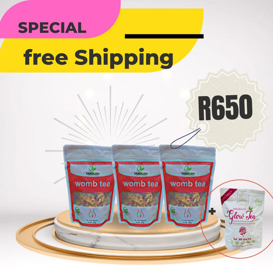 3x Womb Tea + free Glow Tea Special